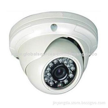 Metal Case Vandal-proof IR Security CCTV Dome Camera, 12V DC Power Supply